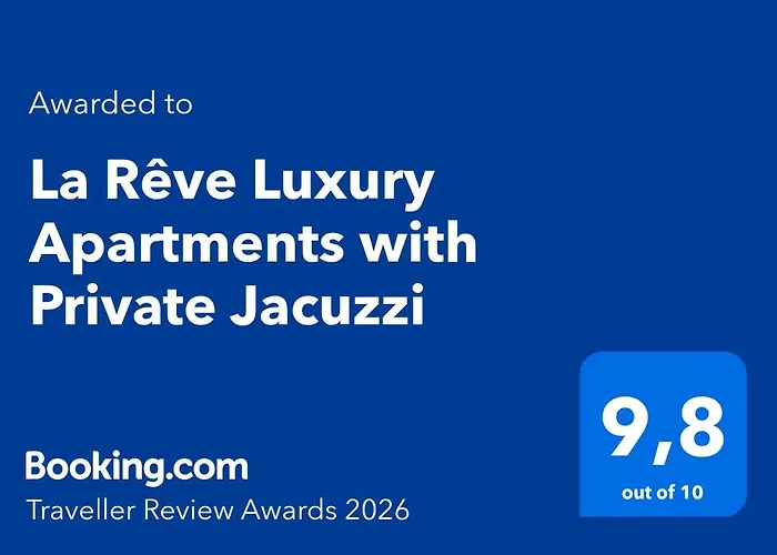 La Reve Luxury With Private Jacuzzi 公寓式酒店 赫索尼索斯
